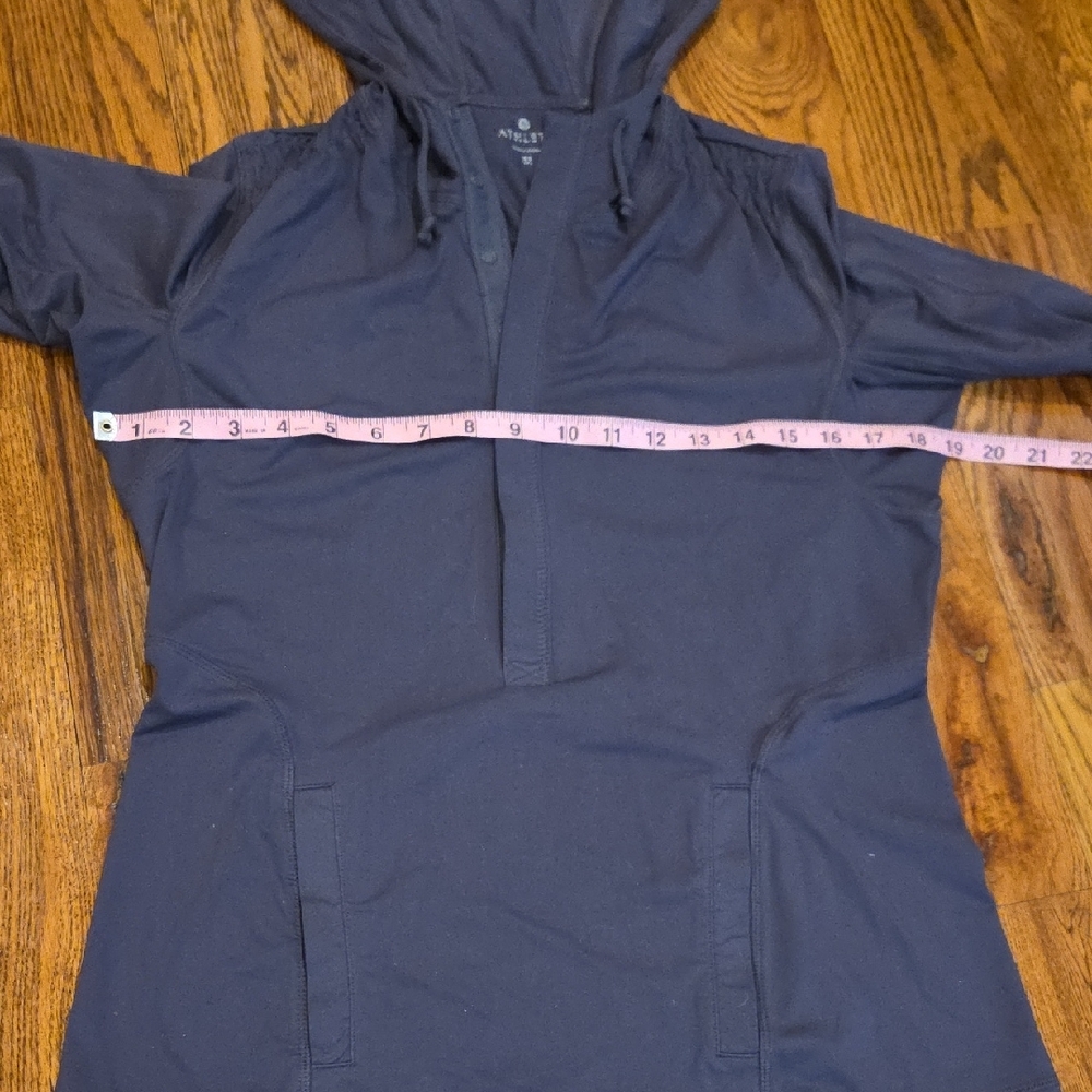 Women's Deep Blue Hooded Jacket - Picture 6 of 6